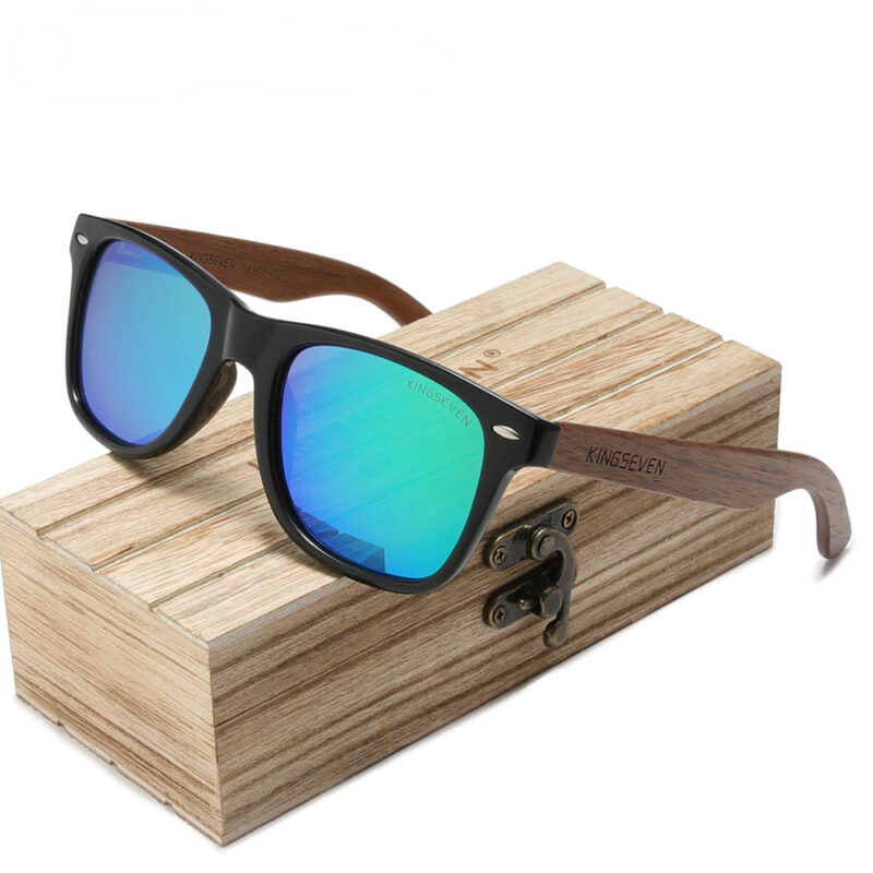 New Black Walnut  Wood Polarized Sunglasses Men's Glasses Handmade  Protection Eyewear Retro Wooden Box - Image 12