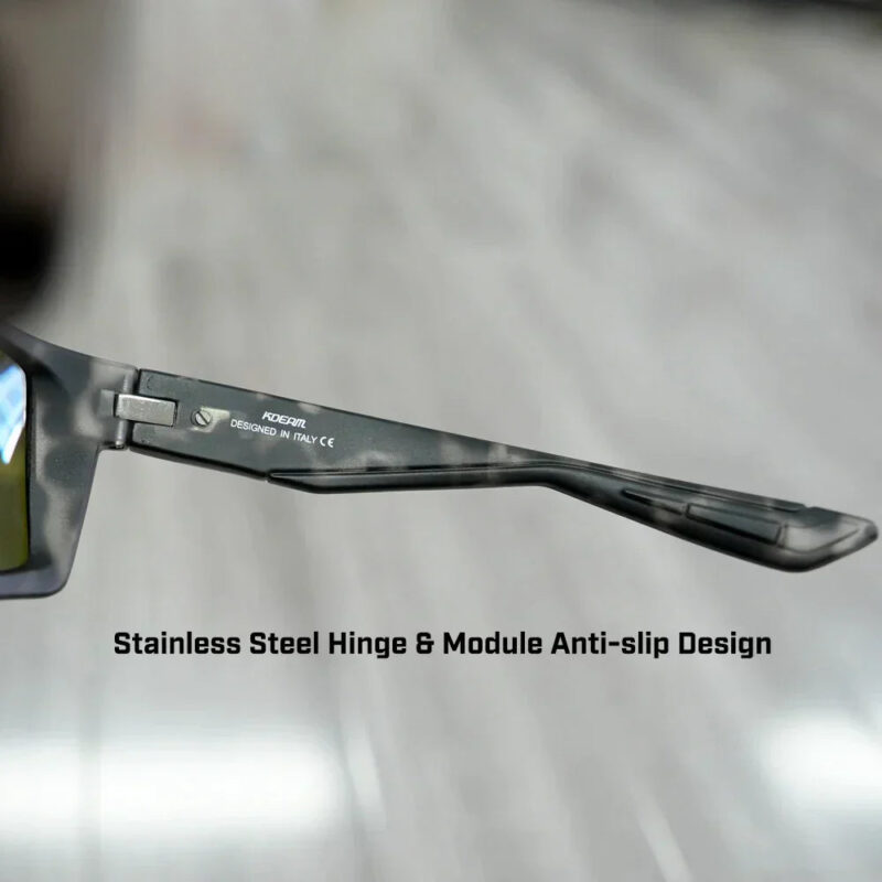 High quality TR90 Fishing Polarized Sunglasses Men outdoor Sport driving Sun Glasses UV400 with soft Nose pad - Image 5