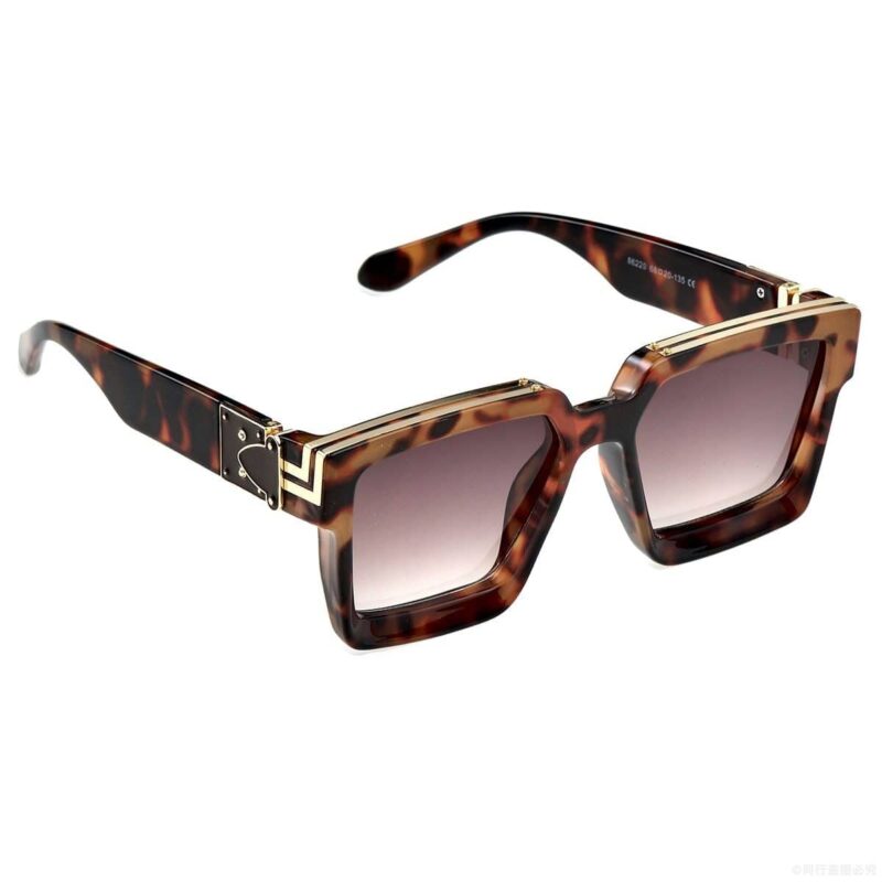 Square COOL Sunglasses Men Women Large Frame Glasses UV400 - Image 18