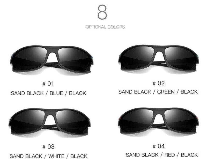Polarized Sunglasses Vision Goggles Men's Car Driving Glasses Men Classic Design All-Fit Mirror Sunglass - Image 20