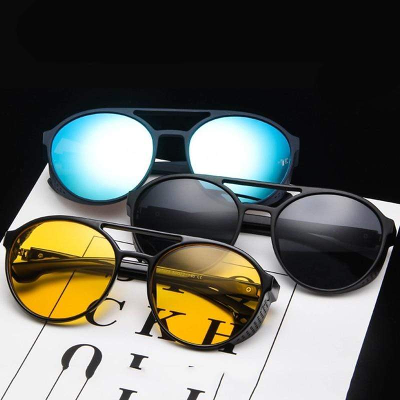 Classic Punk Sunglasses Men Brand Designer Sunglasses Men Vintage Sun Glasses for Men Punk Oculos De Sol Gafas UV400 - Image 3