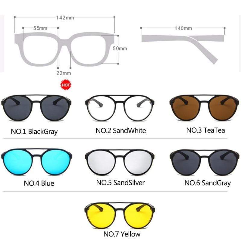 Classic Punk Sunglasses Men Brand Designer Sunglasses Men Vintage Sun Glasses for Men Punk Oculos De Sol Gafas UV400 - Image 4