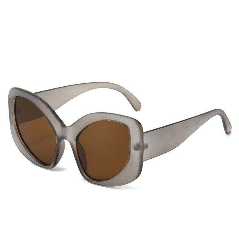 New special-shaped exaggerated decorative sunglasses. colorful taro purple large-frame glasses. the same sunglasses for overseas performances - Image 12