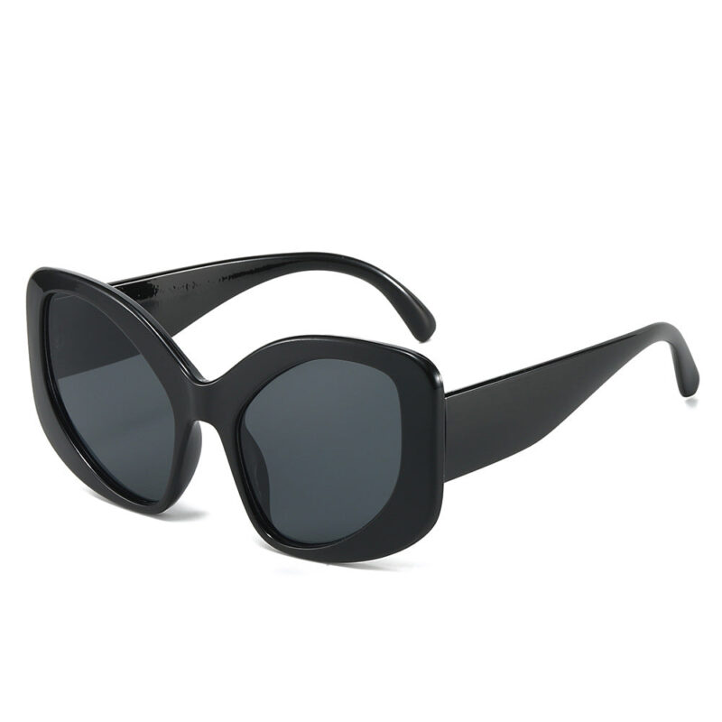 New special-shaped exaggerated decorative sunglasses. colorful taro purple large-frame glasses. the same sunglasses for overseas performances - Image 6