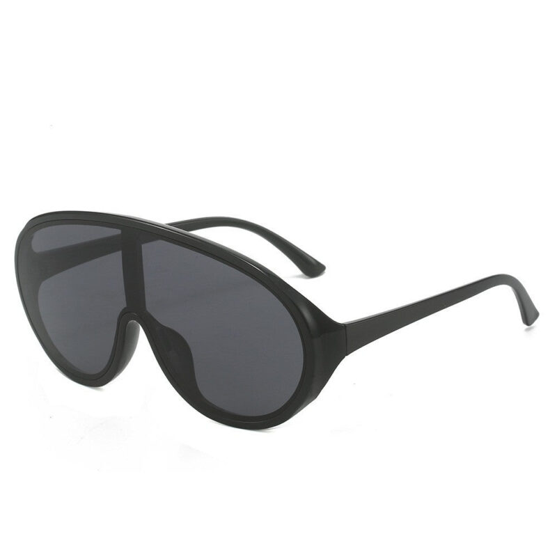 2024 spring new one-piece lenses sunglasses European and American personalized shield integrated large frame eye protection fashion sunglasses - Image 6