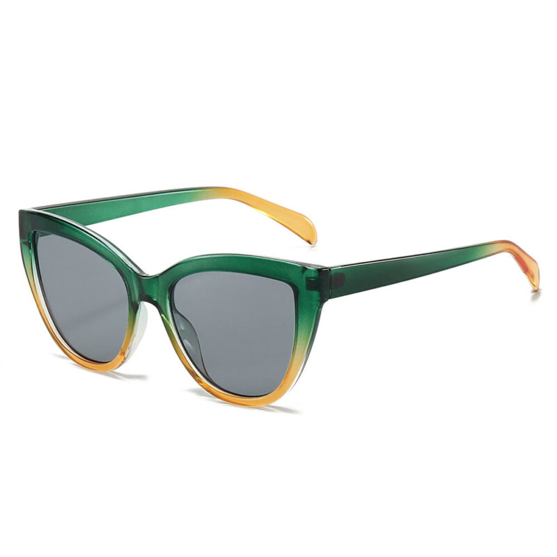 Cross-border new cat eye sunglasses. European and American retro large-frame versatile simple ins temperament fashionable sunglasses for women - Image 12