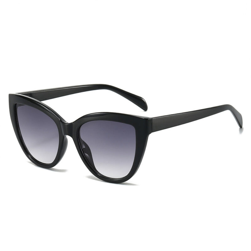 Cross-border new cat eye sunglasses. European and American retro large-frame versatile simple ins temperament fashionable sunglasses for women - Image 2