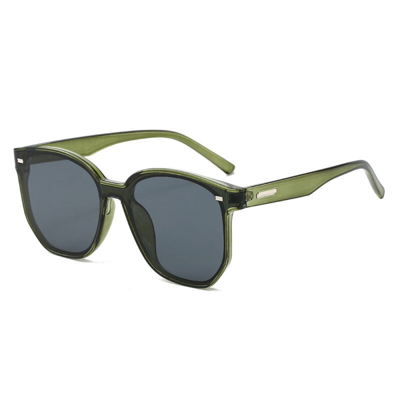 New square fashion sunglasses. European and American personalized lenses. zigzag polygonal rivet sunglasses - Image 10