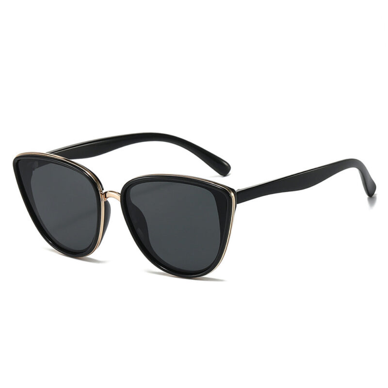 Retro classic cat eye sunglasses. versatile simple women's ferrule metal versatile sunglasses - Image 7