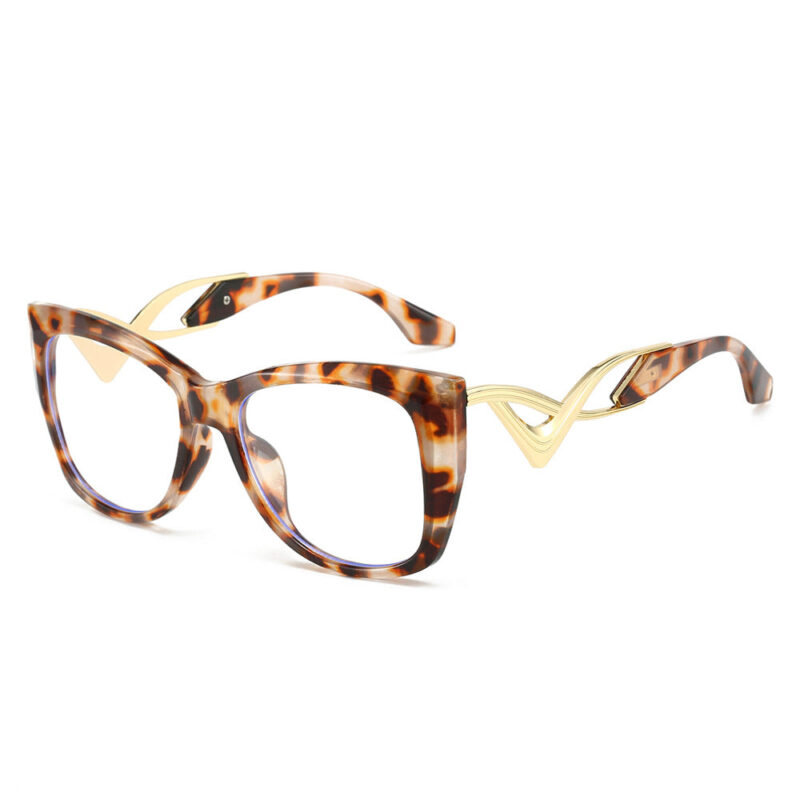 New European and American trend cat eye sunglasses. catwalk personality curved temple fashion women's sunglasses - Image 16