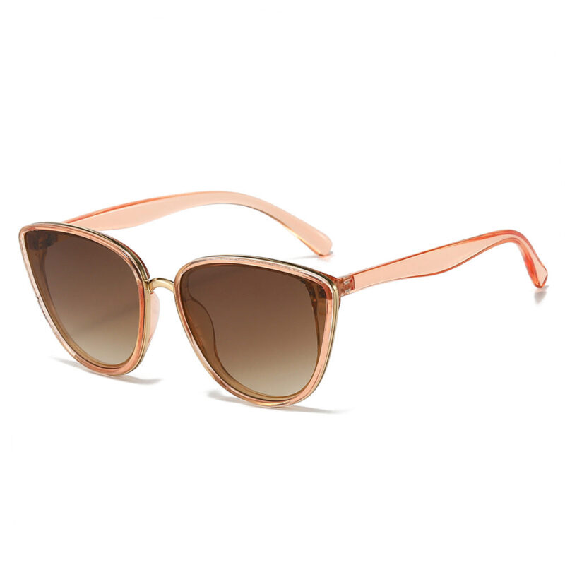 Retro classic cat eye sunglasses. versatile simple women's ferrule metal versatile sunglasses - Image 12