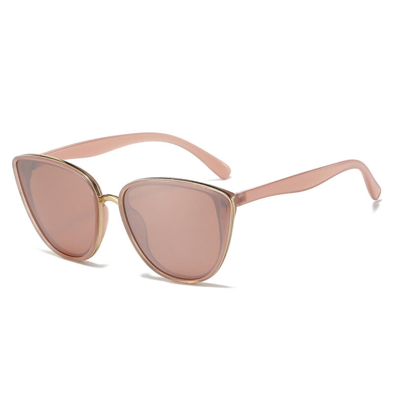 Retro classic cat eye sunglasses. versatile simple women's ferrule metal versatile sunglasses - Image 13