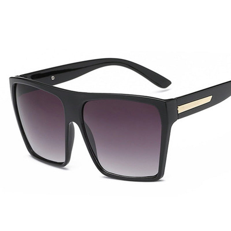 Vintage Square Sunglasses Lady Flat Top Mirror Cat Eye Sun Glasses Female Shades UV400 - Image 4