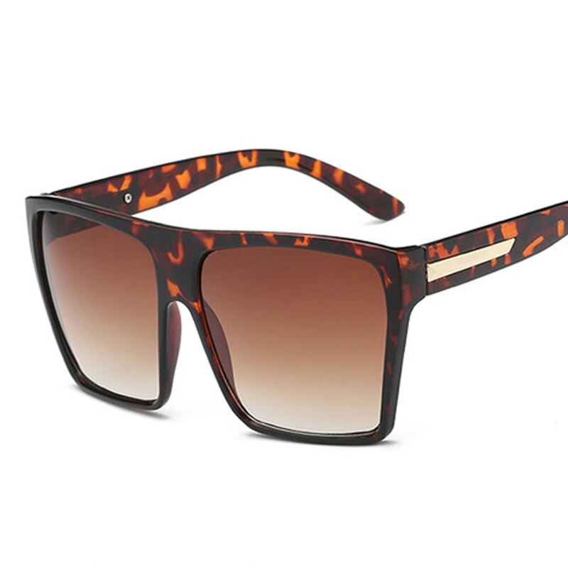 Vintage Square Sunglasses Lady Flat Top Mirror Cat Eye Sun Glasses Female Shades UV400 - Image 5
