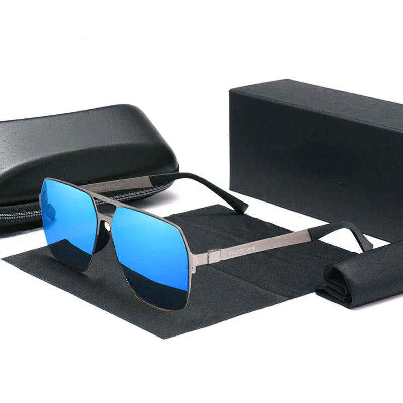 New Driving Men's Polarized Sunglasses Ultra Thin Temples Pilot Sun Glasses For Men UV400 Retro Eyewear - Image 3