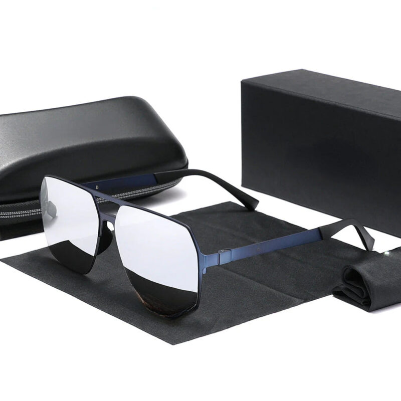 New Driving Men's Polarized Sunglasses Ultra Thin Temples Pilot Sun Glasses For Men UV400 Retro Eyewear - Image 6