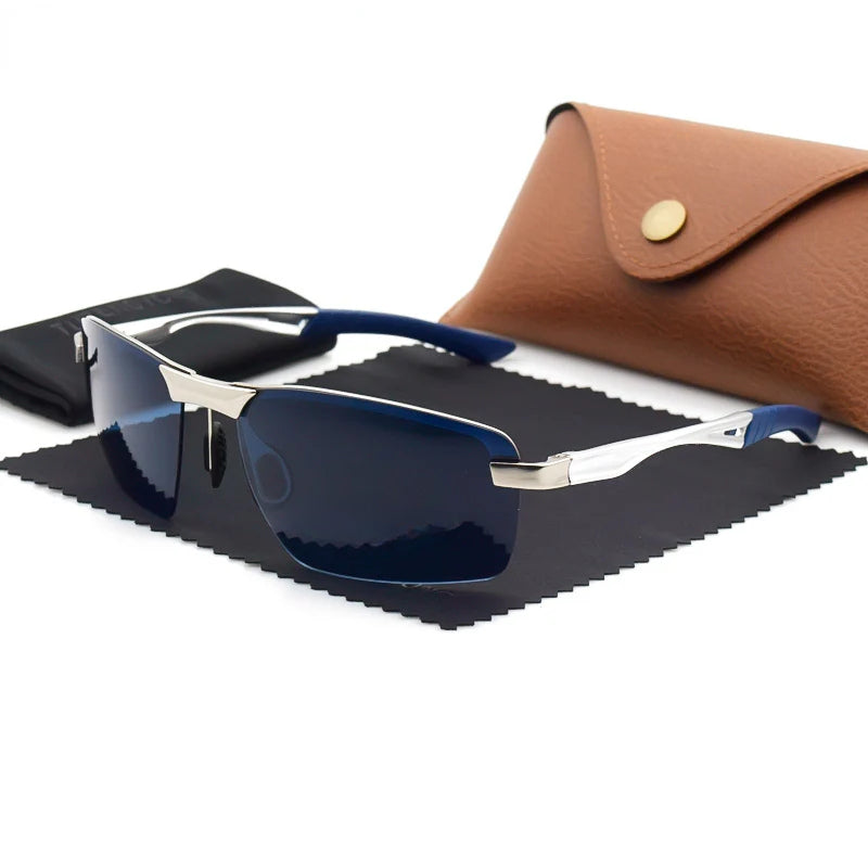 Men Polarized Sunglasses Aluminum Magnesium   Driving Glasses For Women Oculos masculino Male