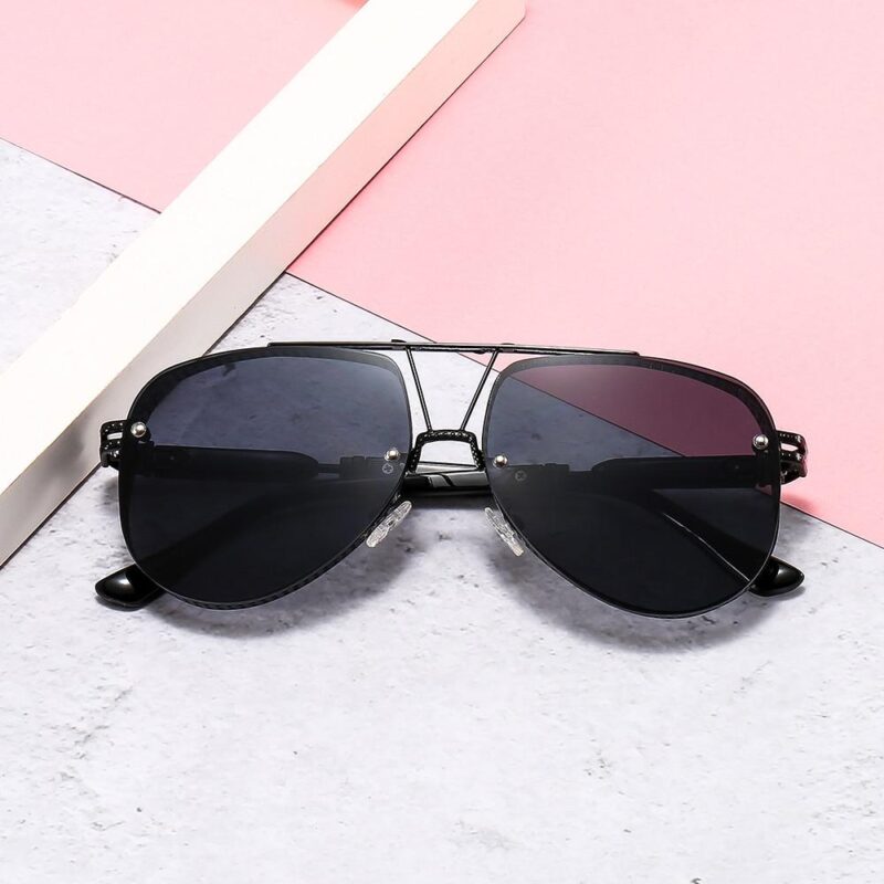 New Hollow Pattern Oval Sunglasses Men Women Luxury Trend Brand Designer Metal Alloy Frame All Fitness Sun Glasses UV400 - Image 13