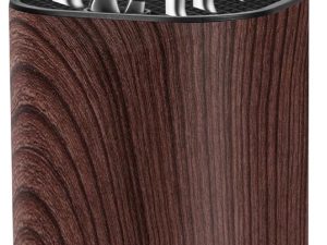 Knife Block Without Knives Large Volume with Scissors Slot Sharpening Rod Slot Knife Holder Easy Cleaning Detachable Knife Storage Space Saver for Kitchen Wood Color