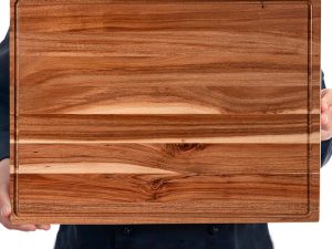 Extra Large Acacia Wood Cutting Board for Kitchen, 24 x 18 Inch Large Butcher Block Chopping Board with Juice Groove, Thick Wood Cutting Boards Carving Board for Turkey Meat Vegetables BBQ
