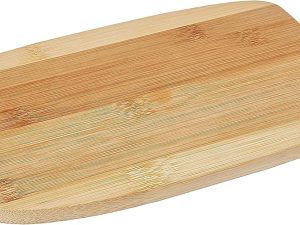 Mini Bamboo Cutting Board, 6 Inches by 9 Inches (Pack of 1), Easy To Store Multi-Purpose Bamboo Cutting Board For Meats, Vegetables, Food Preperation